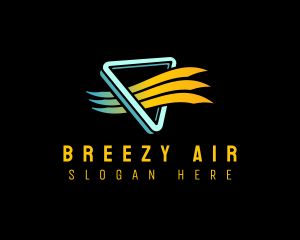 Air Condition Wind Breeze logo design