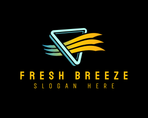 Breeze - Air Condition Wind Breeze logo design