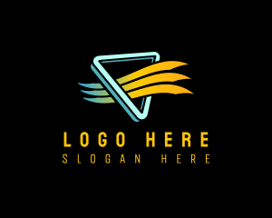 Heating - Air Condition Wind Breeze logo design