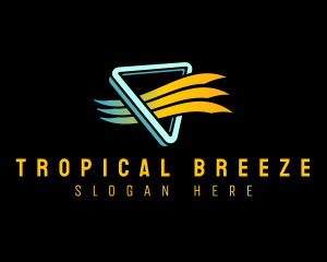 Air Condition Wind Breeze logo design