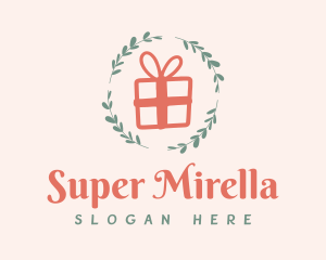 Leaf Wreath Gift Shop Logo