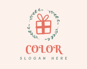 Shopper - Leaf Wreath Gift Shop logo design