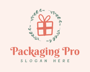 Packaging - Leaf Wreath Gift Shop logo design