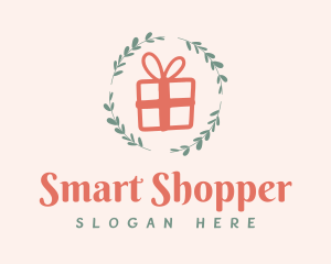 Shopper - Leaf Wreath Gift Shop logo design