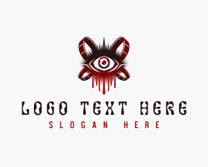 Scary Movie - Horror Eye Film logo design