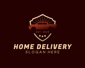 Car Shield Transportation  logo design