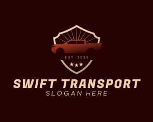 Car Shield Transportation  logo design