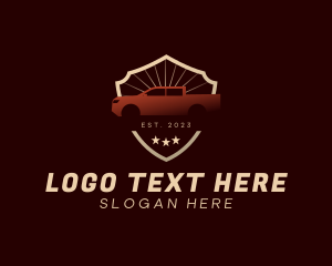 Haulage - Car Shield Transportation logo design