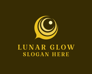 Eye Lunar Moon logo design