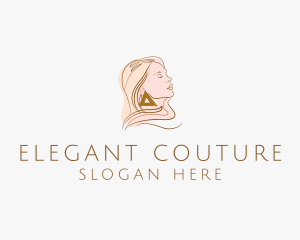 Couture - Female Fashion Earring Couture logo design