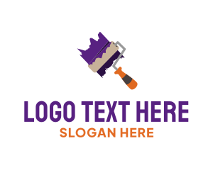Tool - Paint Roller Tool logo design