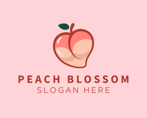 Peach - Sexy Peach Lingerie logo design