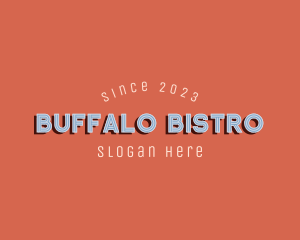 Retro Bar Bistro Hotel logo design