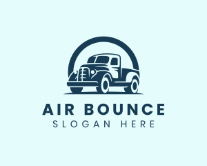 Retro Truck Garage logo design