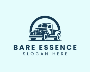 Retro Truck Garage logo design