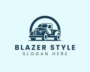 Retro Truck Garage logo design