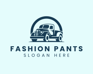 Retro Truck Garage logo design