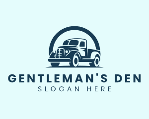 Retro Truck Garage logo design