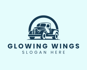 Retro Truck Garage logo design