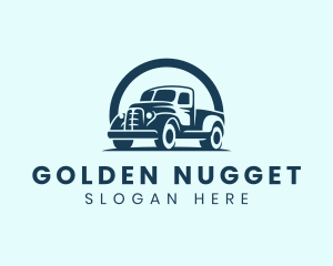 Retro Truck Garage logo design