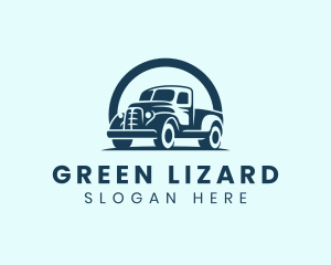 Retro Truck Garage logo design