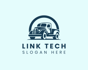 Retro Truck Garage logo design