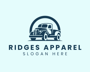 Retro Truck Garage logo design