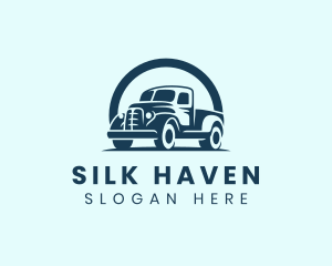 Retro Truck Garage logo design