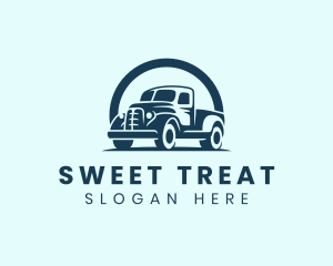 Retro Truck Garage logo design