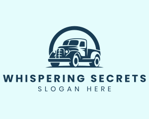 Retro Truck Garage logo design