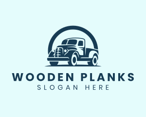 Retro Truck Garage logo design