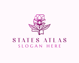 Mississippi Magnolia Bloom logo design