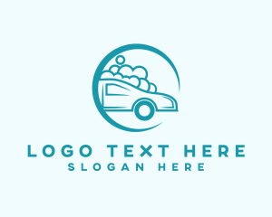 Auto Detailing - Car Vehicle Cleaning logo design