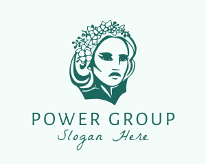 Vlogger - Floral Royal Queen logo design