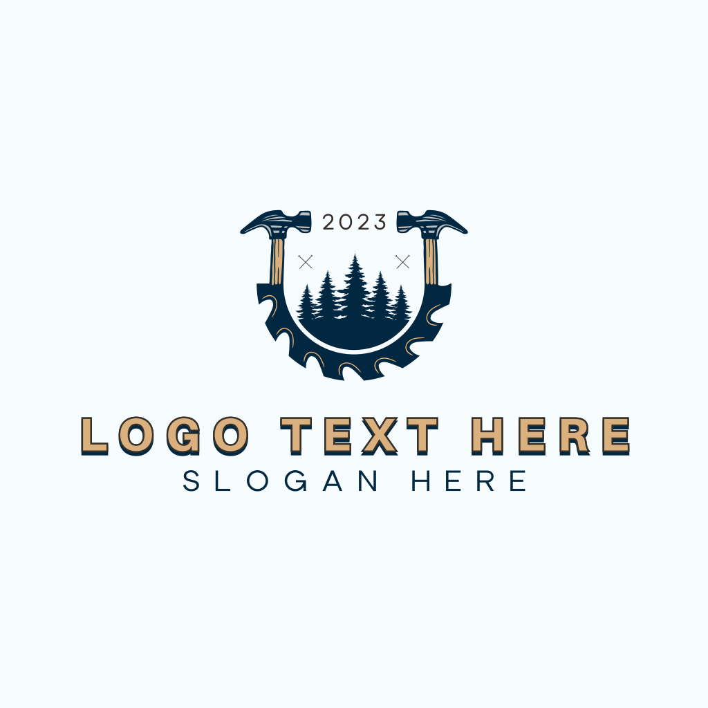 Carpenter Hammer Tools Logo | BrandCrowd Logo Maker