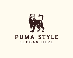Puma - Fierce Panther Animal logo design