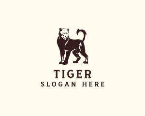 Fierce Panther Animal logo design