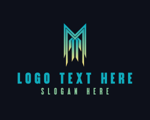 Generic Company Letter M  logo design