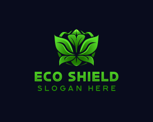 Organic Eco Leaf logo design