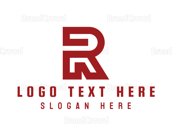 Industrial Tech Letter R Logo