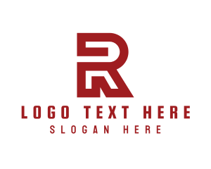 Digital - Industrial Tech Letter R logo design