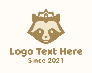 Prince - Royal Crown Raccoon logo design
