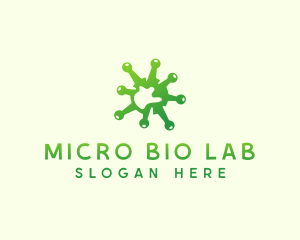 Microbiologist - Virus Pandemic Disease logo design