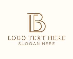 Agency - Minimalist Business Letter B logo design