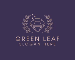 Crystal Leaf Boutique logo design