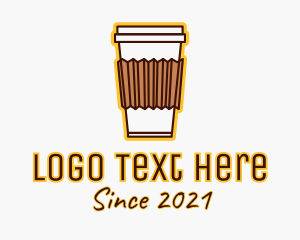 Brewed Coffee - Coffee Cup Cafe logo design