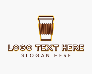 Cup - Cafe Coffee Cup logo design