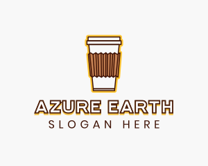 Cafe Coffee Cup logo design