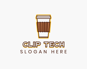 Cafe Coffee Cup logo design