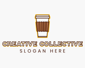 Cafe Coffee Cup logo design